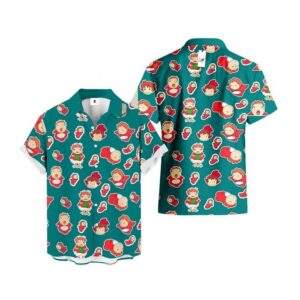 Chemise hawaïenne Ponyo sur la falaise - Maison Otaku