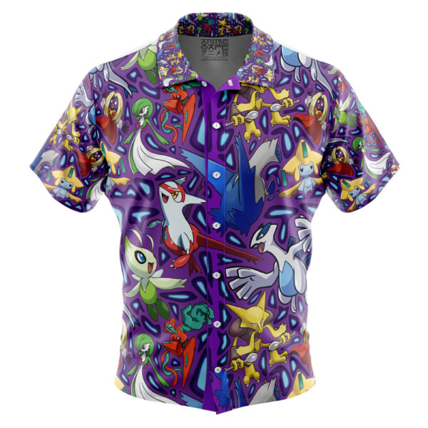 Chemise hawaïenne Pokémon Type Psy - Maison Otaku