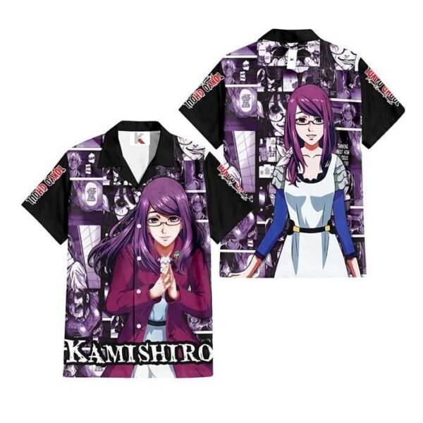Chemise hawaïenne Tokyo Ghoul Rize Kamishiro - Maison Otaku