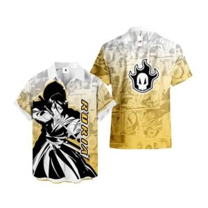 Chemise hawaïenne Bleach Rukia Kuchiki - Maison Otaku