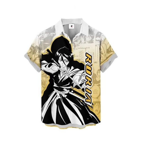 Chemise hawaïenne Bleach Rukia Kuchiki - Maison Otaku – Image 2