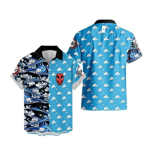 Chemise hawaïenne Demon Slayer Sakonji Urokodaki - Maison Otaku