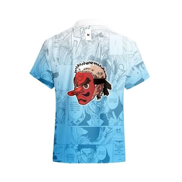Chemise hawaïenne Demon Slayer Sakonji Urokodaki Style Manga - Maison Otaku – Image 2