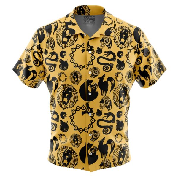 Chemise hawaïenne Tatouages Seven Deadly Sins - Maison Otaku