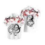 Chemise hawaïenne Dragon Ball Shenron Fleurs de cerisier – Maison Otaku