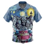 Chemise hawaïenne Shippuden Étoiles à neuf queues – Maison Otaku