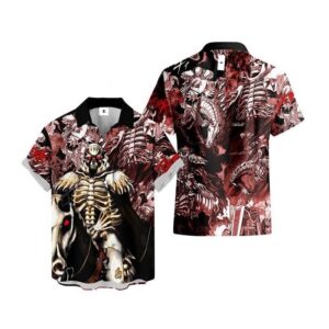 Chemise hawaïenne Berserk Skull Knight - Maison Otaku