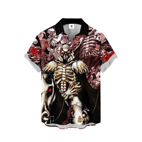 Chemise hawaïenne Berserk Skull Knight - Maison Otaku – Image 2