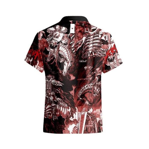 Chemise hawaïenne Berserk Skull Knight - Maison Otaku – Image 3