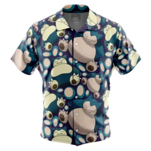 Chemise hawaïenne Ronflex Pokémon - Maison Otaku