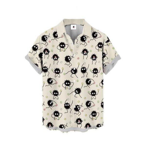 Chemise hawaïenne Le Voyage de Chihiro Noireaudes - Maison Otaku – Image 2