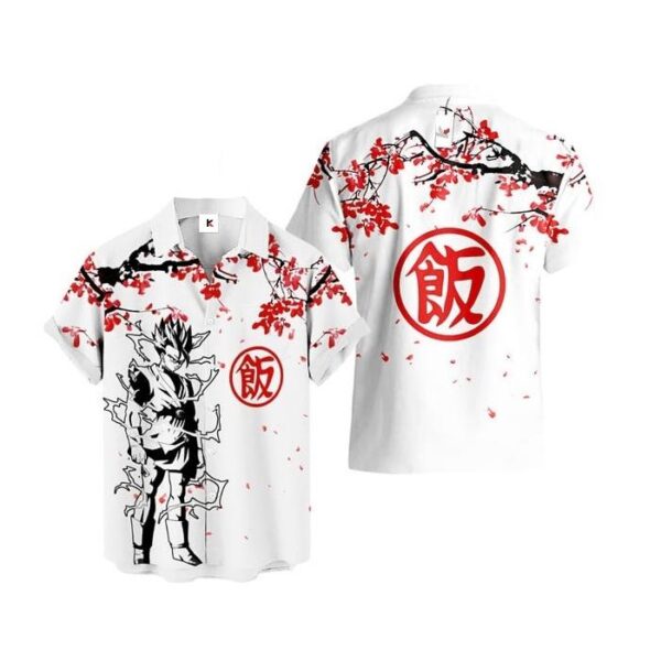 Chemise hawaïenne Dragon Ball Gohan Super Saiyan - Maison Otaku
