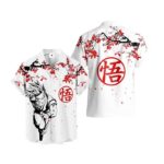 Chemise hawaïenne Dragon Ball Goku Super Saiyan – Maison Otaku