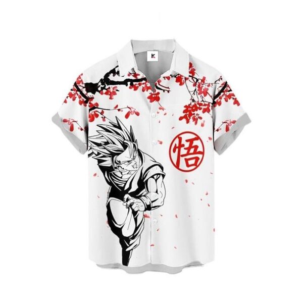 Chemise hawaïenne Dragon Ball Goku Super Saiyan - Maison Otaku – Image 2