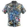 Chemise hawaïenne Type Acier Pokémon - Maison Otaku