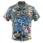 Chemise hawaïenne Type Acier Pokémon – Maison Otaku