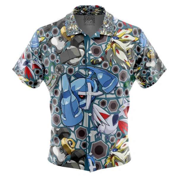 Chemise hawaïenne Type Acier Pokémon - Maison Otaku