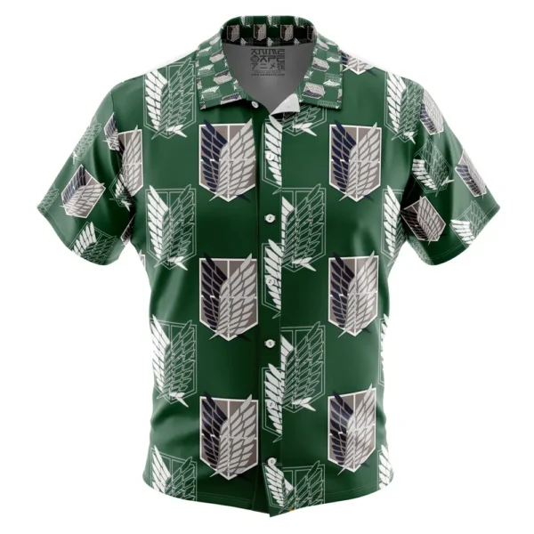 Chemise hawaïenne Survey Corps L’Attaque des Titans - Maison Otaku