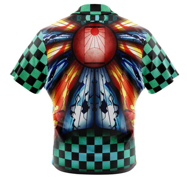 Chemise hawaïenne Kamado Tanjiro L’Attaque des Titans Trippy - Maison Otaku – Image 2