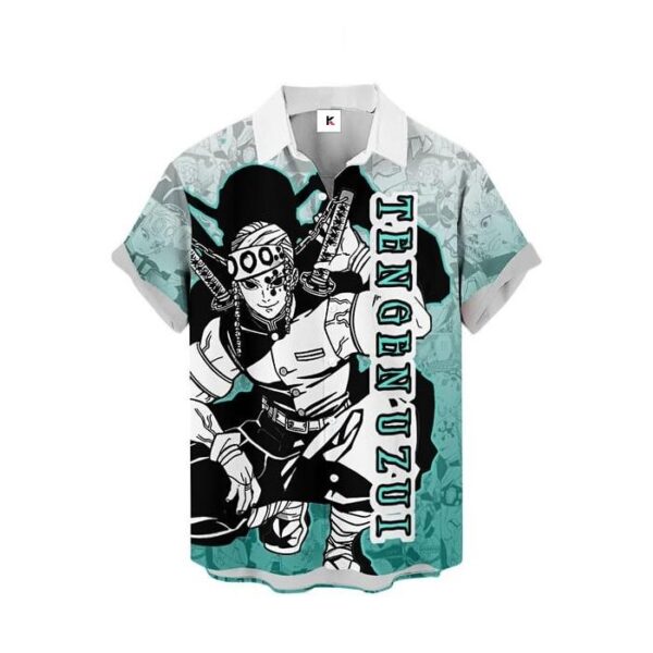 Chemise hawaïenne Demon Slayer Tengen Uzui - Maison Otaku – Image 2