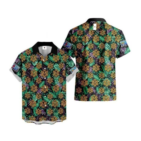 Chemise hawaïenne One Piece Trafalgar D. Law - Maison Otaku