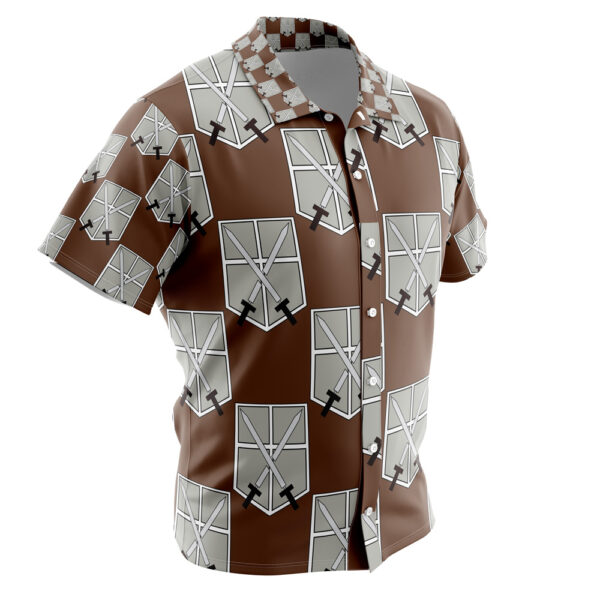 Chemise hawaïenne Corps d’entraînement L’Attaque des Titans - Maison Otaku – Image 2