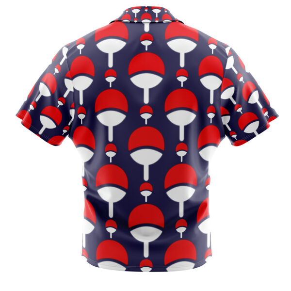 Chemise hawaïenne Blason Clan Uchiha Shippuden - Maison Otaku – Image 3