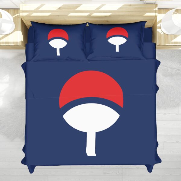 Housse De Couette Symbole Uchiwa Shippuden Parure de lit Ensemble De Literie