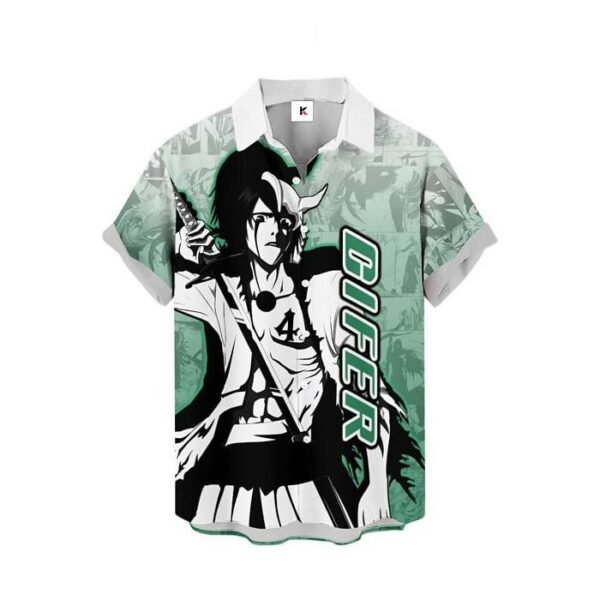 Chemise hawaïenne Bleach Ulquiorra Cifer - Maison Otaku – Image 2