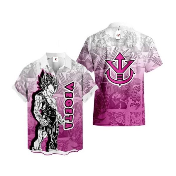 Chemise hawaïenne Dragon Ball Vegeta Ultra Ego 02 - Maison Otaku