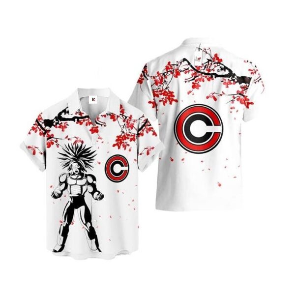 Chemise hawaïenne Dragon Ball Goku Ultra Super Saiyan - Maison Otaku