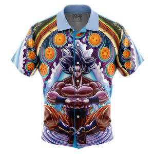 Chemise hawaïenne Trippy Ultra Instinct Goku Dragon Ball Z - Maison Otaku