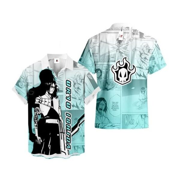 Chemise hawaïenne Bleach Uryu Ishida - Maison Otaku