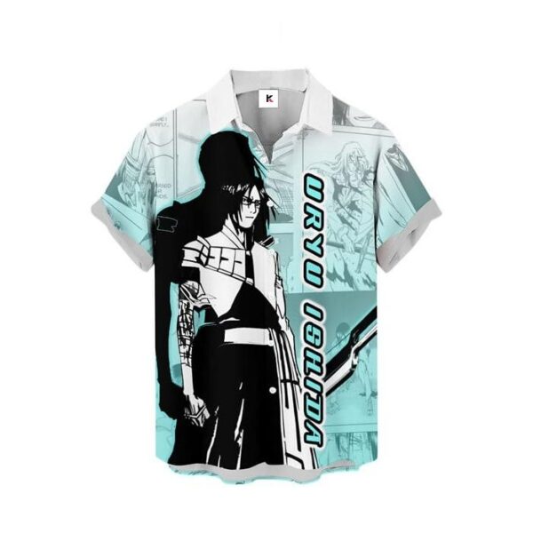 Chemise hawaïenne Bleach Uryu Ishida - Maison Otaku – Image 2