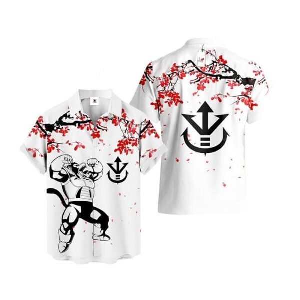 Chemise hawaïenne Dragon Ball Vegeta Singe géant - Maison Otaku