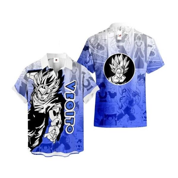 Chemise hawaïenne Dragon Ball Vegito  - Maison Otaku