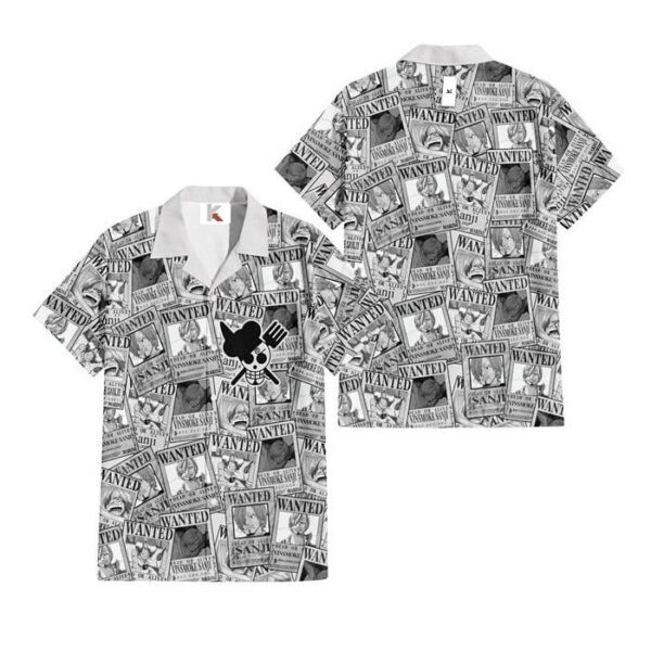 Chemise hawaïenne One Piece Sanji 02 - Maison Otaku