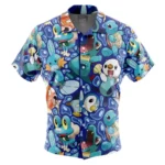 Chemise hawaïenne Types Eau Pokémon – Maison Otaku