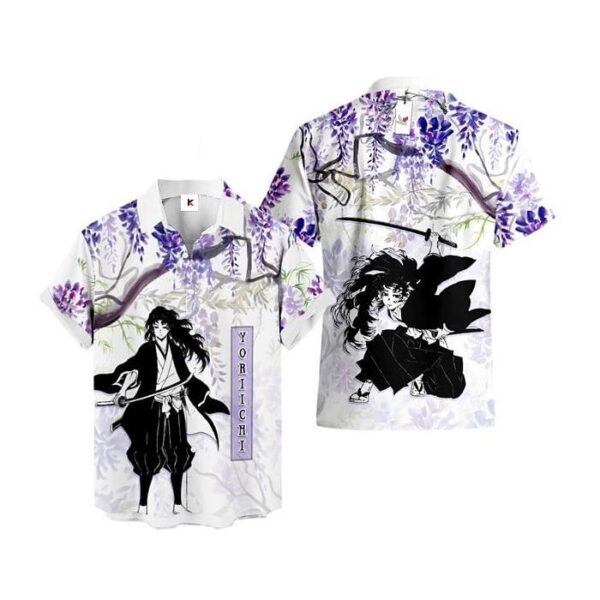 Chemise hawaïenne Demon Slayer Yoriichi Tsugikuni 02 - Maison Otaku