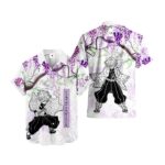Chemise hawaïenne Demon Slayer Zenitsu Wisteria – Maison Otaku