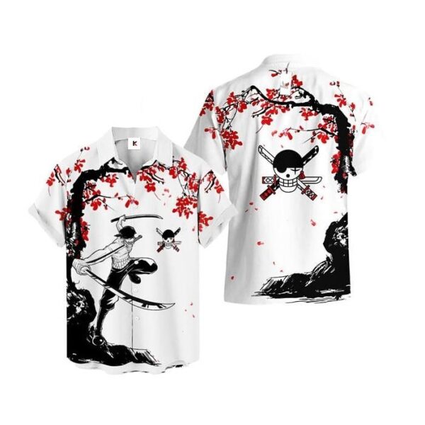 Chemise hawaïenne One Piece Zoro - Maison Otaku
