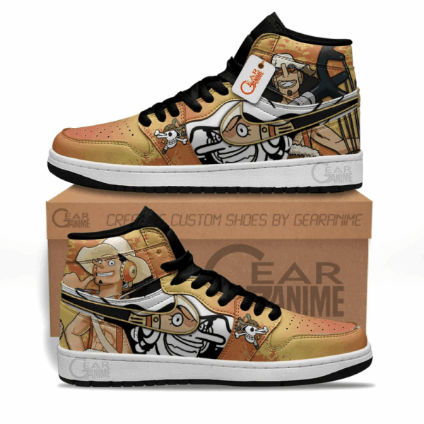 Baskets montantes Air Jordan Usopp – Chaussures montantes One Piece – Image 2