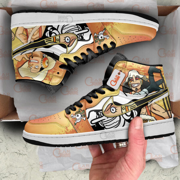 Baskets montantes Air Jordan Usopp – Chaussures montantes One Piece – Image 3