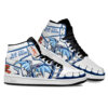 Baskets montantes Air Jordan Dragon Blanc aux Yeux Bleus – Chaussures montantes Yu-Gi-Oh!