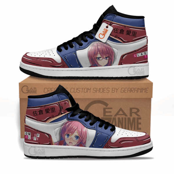 Baskets montantes Air Jordan Airi Sakura – Chaussures montantes Classroom of the Elite – Image 2