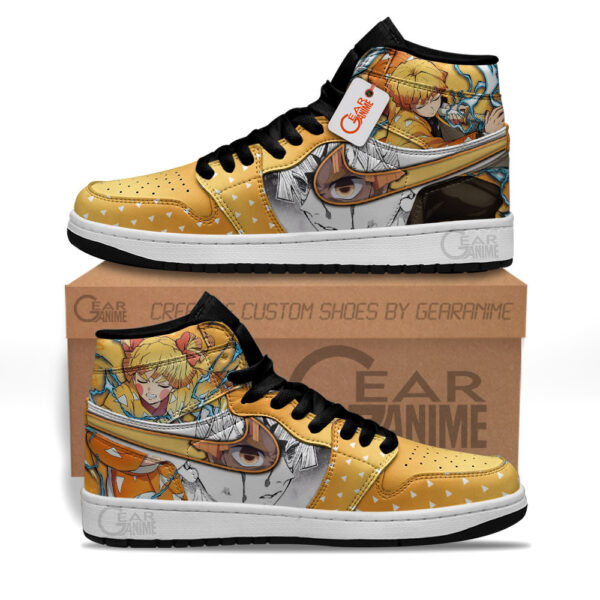 Baskets montantes Air Jordan Zenitsu – Chaussures montantes Demon Slayer – Image 2