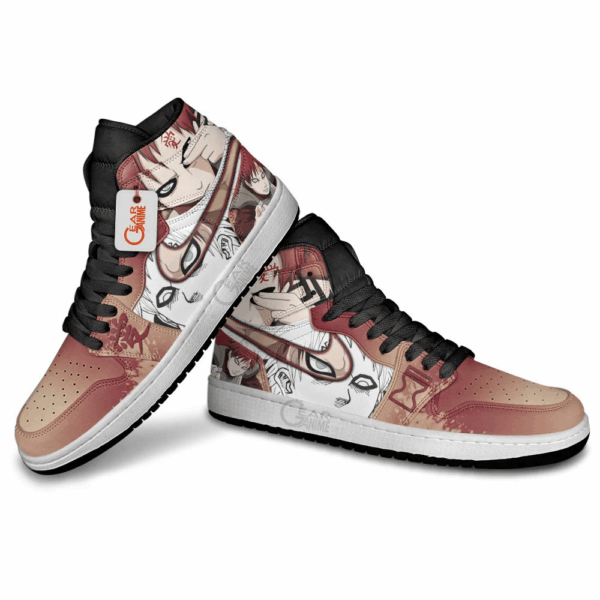 Baskets montantes Air Jordan Gaara – Chaussures montantes Naruto – Image 4
