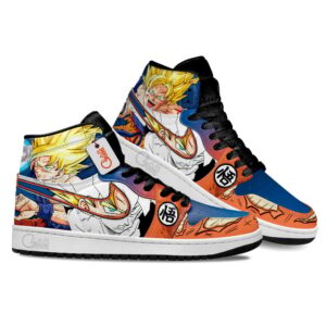 Baskets montantes Air Jordan Goku Super Saiyan – Chaussures montantes Dragon Ball
