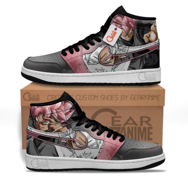 Baskets montantes Air Jordan Goku Black Rose – Chaussures montantes Dragon Ball Super – Image 2