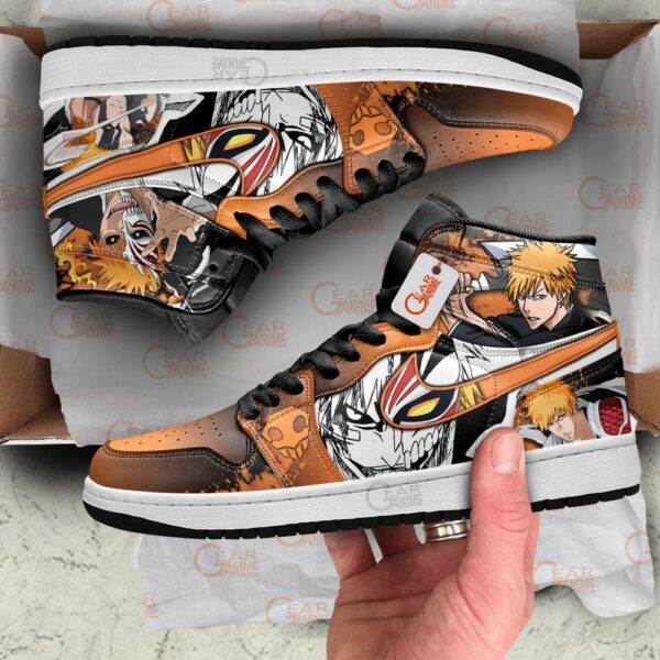 Baskets montantes Air Jordan Ichigo Kurosaki – Chaussures montantes Bleach – Image 3